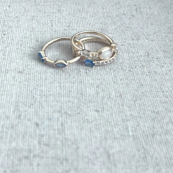 Awe Inspired Oracle Stacking Ring Set, Size 6 - Picture 3 of 9